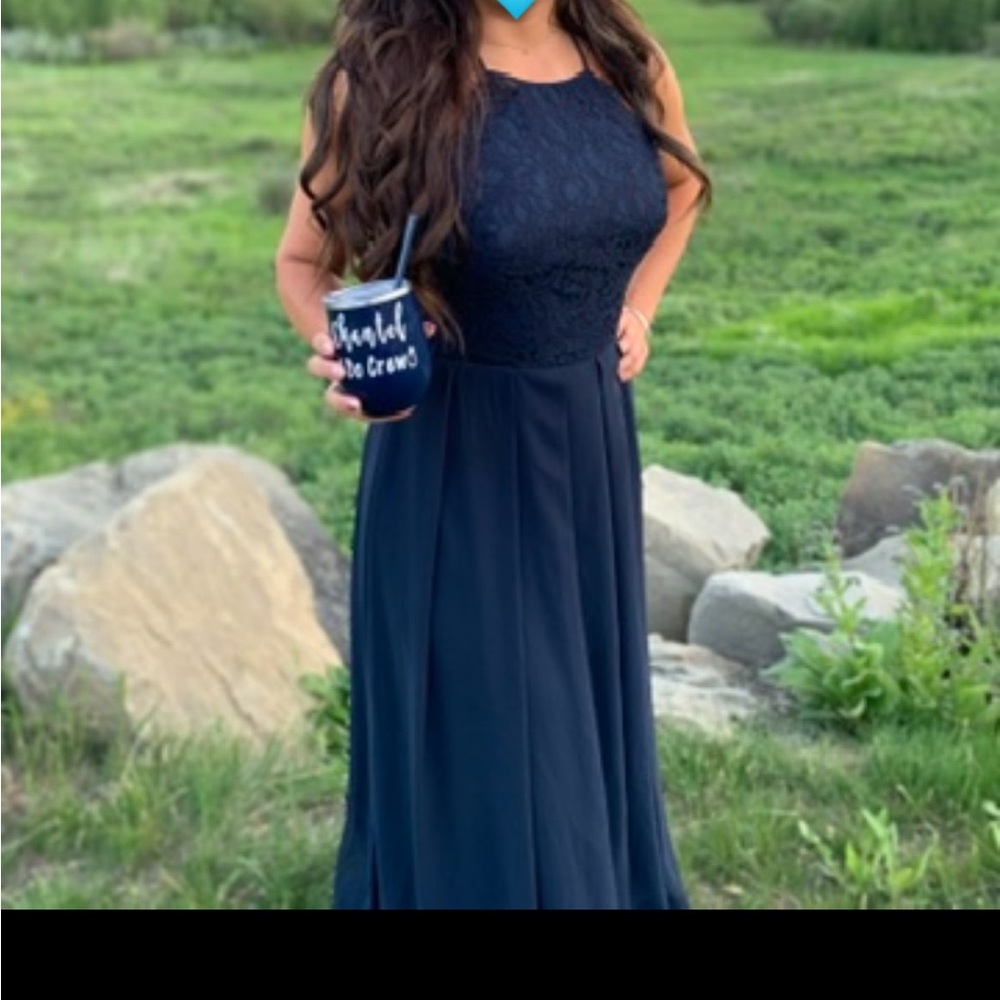 Bridesmaid Dress Lela Rose Navy Size 10